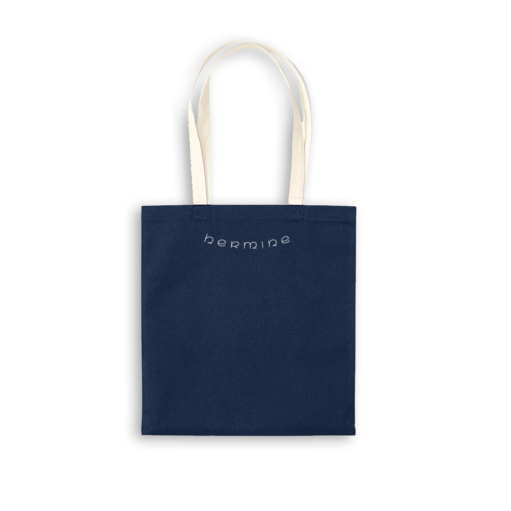 Hermine logo tote Navy / Natural