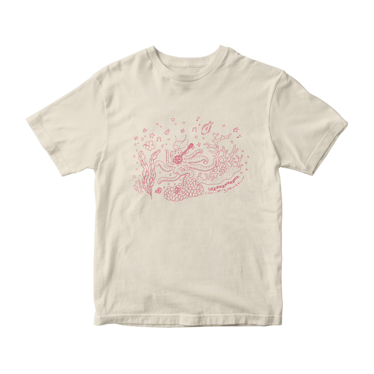 Pink Octopus T-shirt 